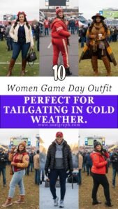 10 Women Game Day Outfit Ideas Perfect for Tailgating in Cold Weather.