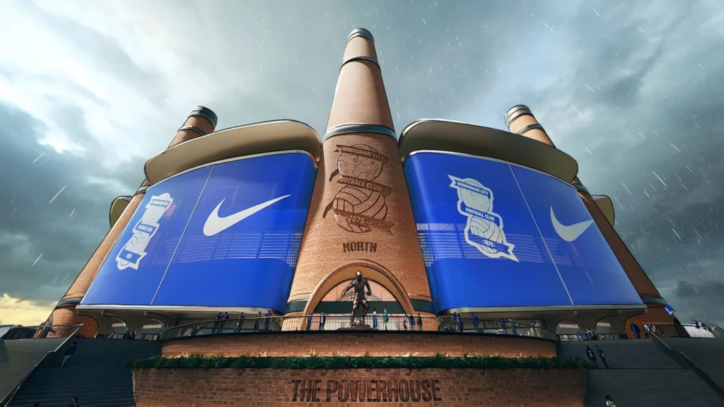 Birmingham City's New 62,000-Capacity Stadium: "The Powerhouse"